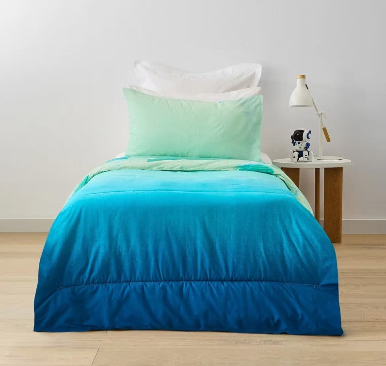 Easy Care Machine Wash Galaxy Cotton Rich Reversible Comforter Set SINGLE NEW