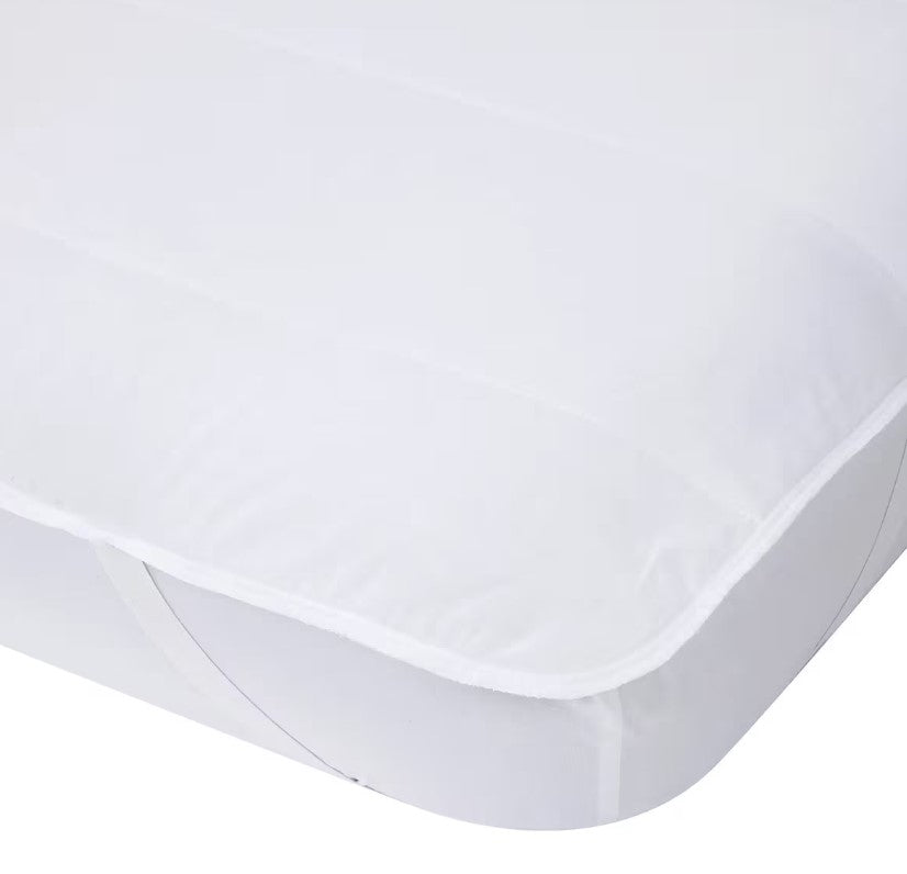 Easy Care Machine Wash 4 Corner Elastic Strapped Mattress Protector QUEEN NEW