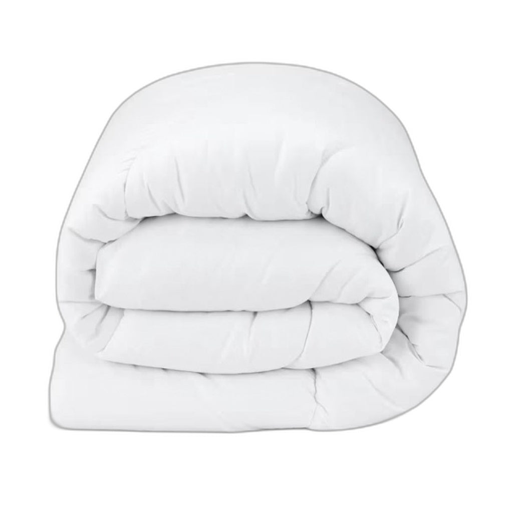 Ultra Warmth Embossed Soft-Touch Fabric Cover Touch of Silk Quilt QUEEN Size NEW