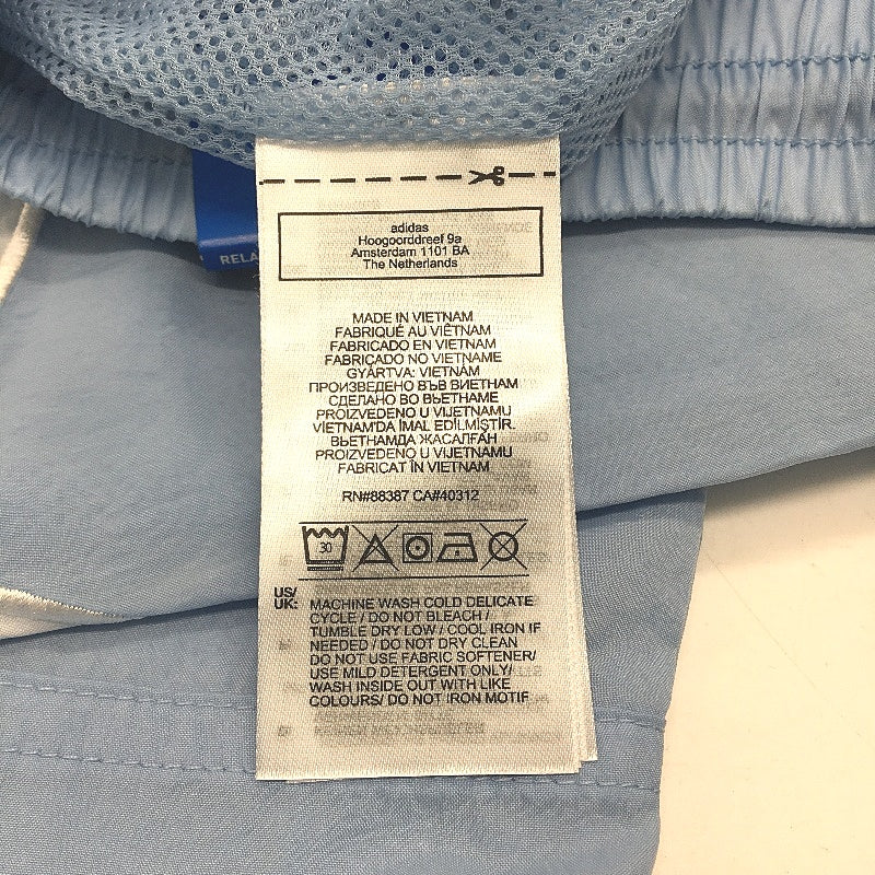 Adidas Primegreen Shattered Trefoil Sky Blue Track Pants Ladies Size UK 4 NEW