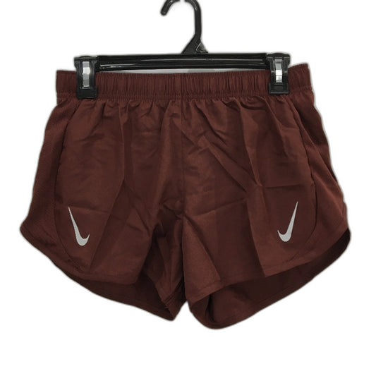 Nike Dri-FIT Tempo Race Choco Brown Running Shorts Ladies Size Small NEW