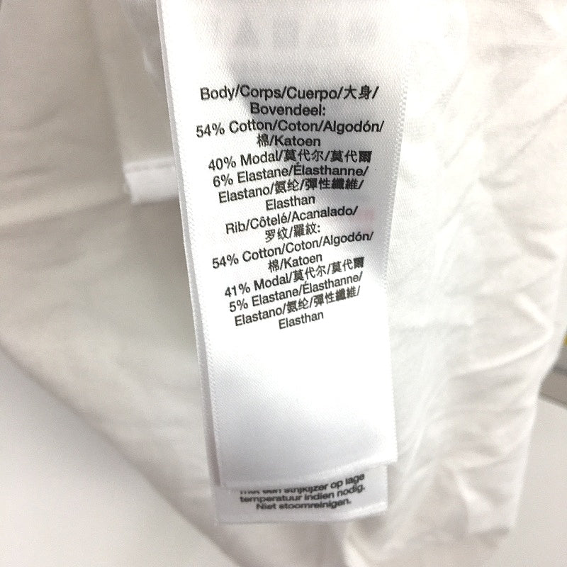 DKNY Sport Cotton Modal Blend White Muscle Tank Ladies Size Medium NEW