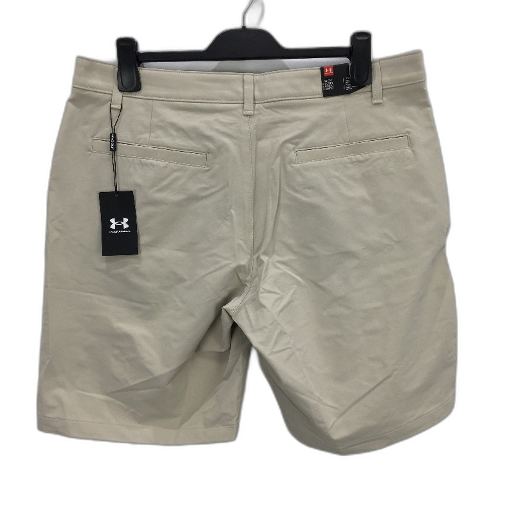 Under Armour Matchplay 10 Inch Inseam Khaki Golf Shorts Mens Size 38 NEW