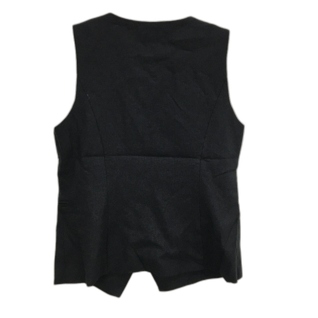 Portmans Olivia Linen Blend Black Vest Ladies Size AU 14 NEW