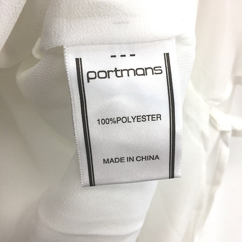 Portmans Jayden Slim Fit White Button Through Shirt Ladies Size AU 10 NEW