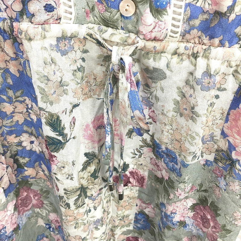 Just Jeans Margot Floral Patch Style Print Short Dress Ladies Size AU 12 NEW