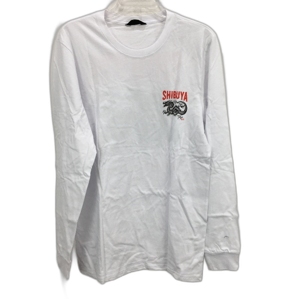 Jay Jays Urban Shibuya Dragon Long Sleeve White Tee Mens Size Small NEW