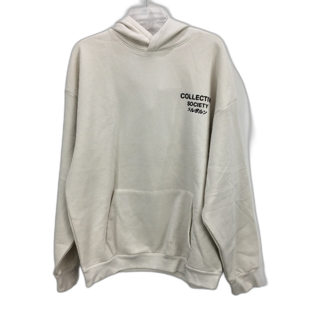Jay Jays Collective Society Ecru Oversized Fit Hoodie Mens Size Medium NEW