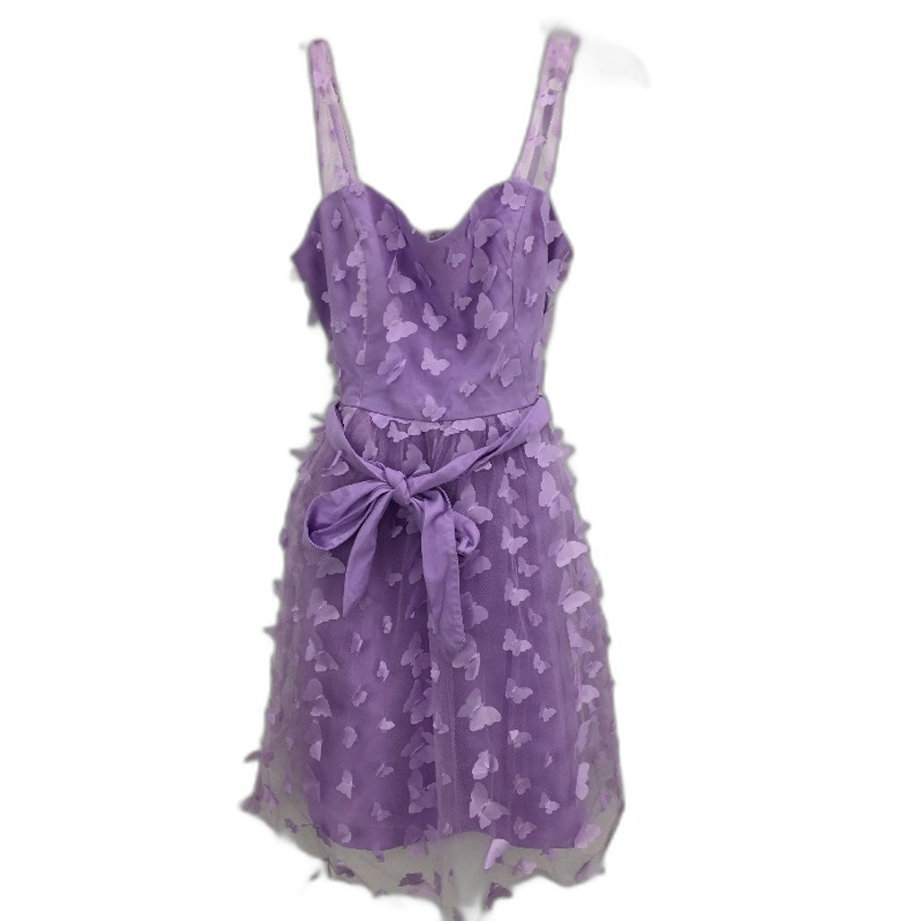 Dotti x Polly Pocket Butterfly Dream Purle Mini Dress Ladies Size AU 10 NEW