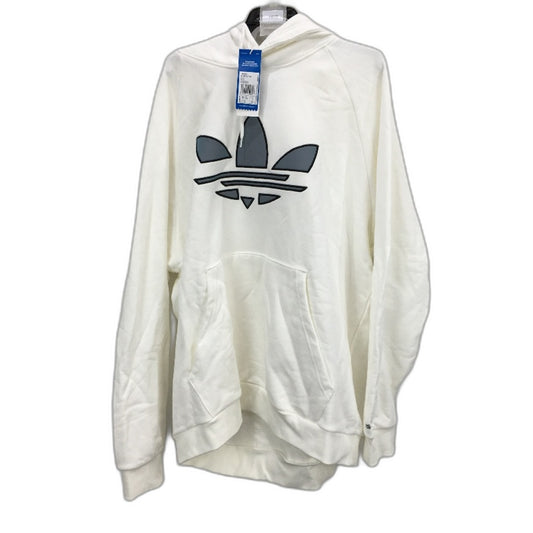 Adidas Adicolor Iridescent Shattered Trefoil White Hoodie Mens Size 2XL NEW
