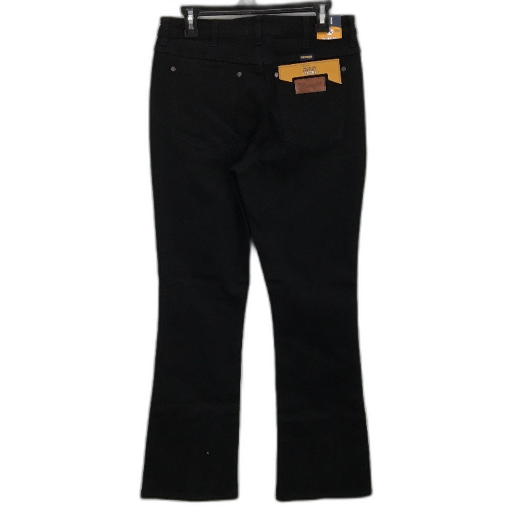 Wrangler Classic Mid Waist Stretch Bootcut Black Jean Ladies Size R11 NEW