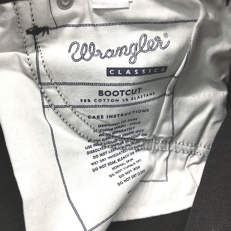 Wrangler Classic Mid Waist Stretch Bootcut Black Jean Ladies Size R11 NEW