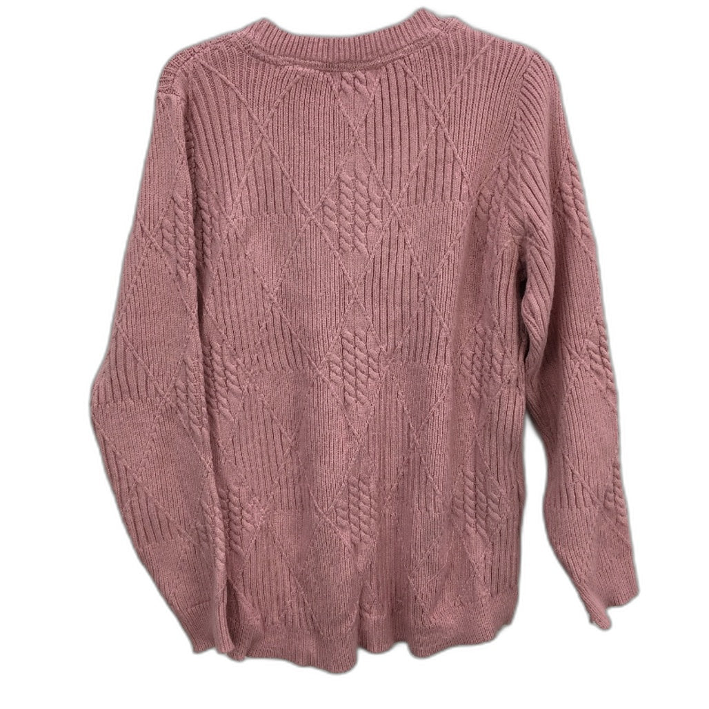 Just Jeans Jade Diamond Detail Pink Pullover Sweater Ladies Size AU 12 NEW