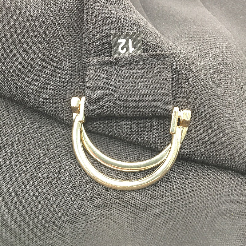 Portmans Soho Wide Straight Leg Black Pants Ladies Size AU 12 NEW