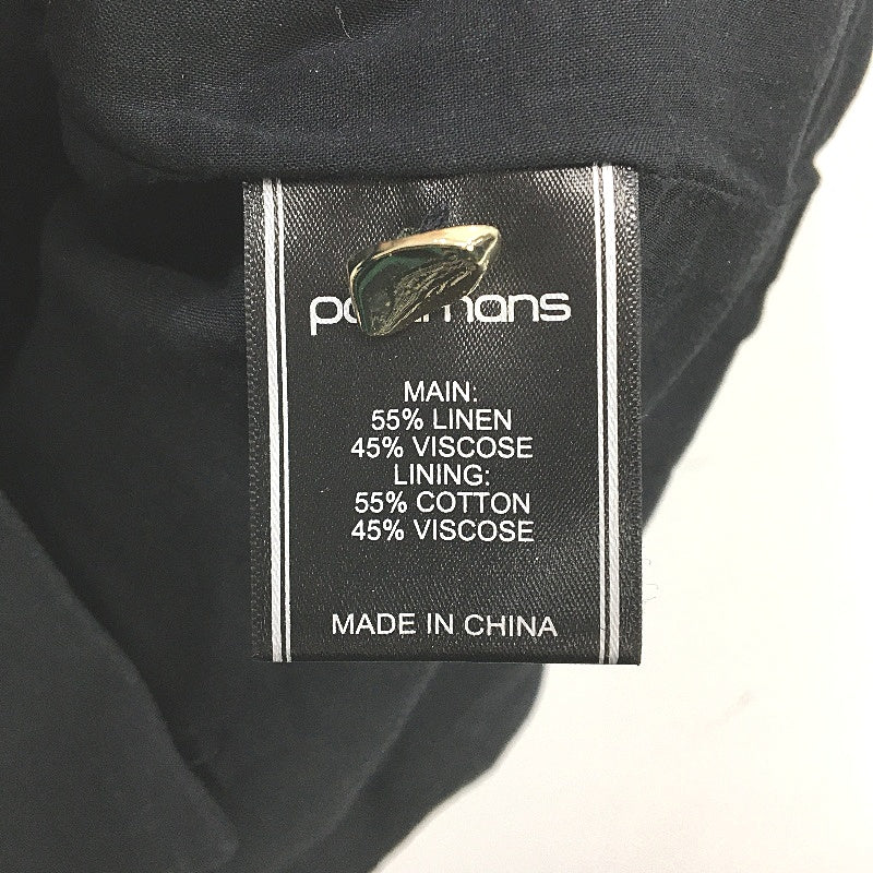 Portmans Olivia Linen Blend Black Vest Ladies Size AU 16 NEW