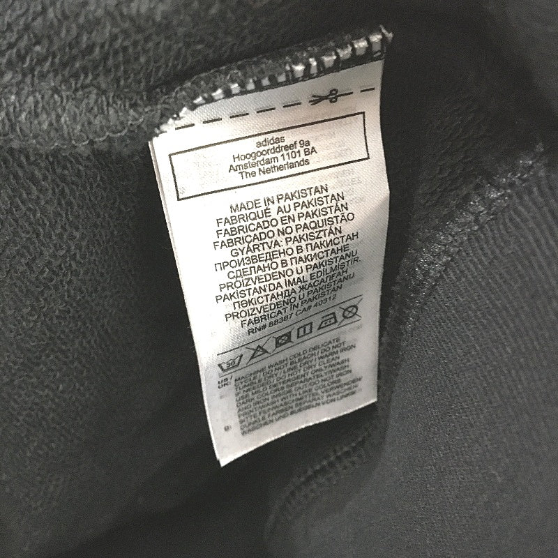 Adidas Adicolor Trefoil French Terry Cotton Black Hoodie Ladies Size UK 10 NEW