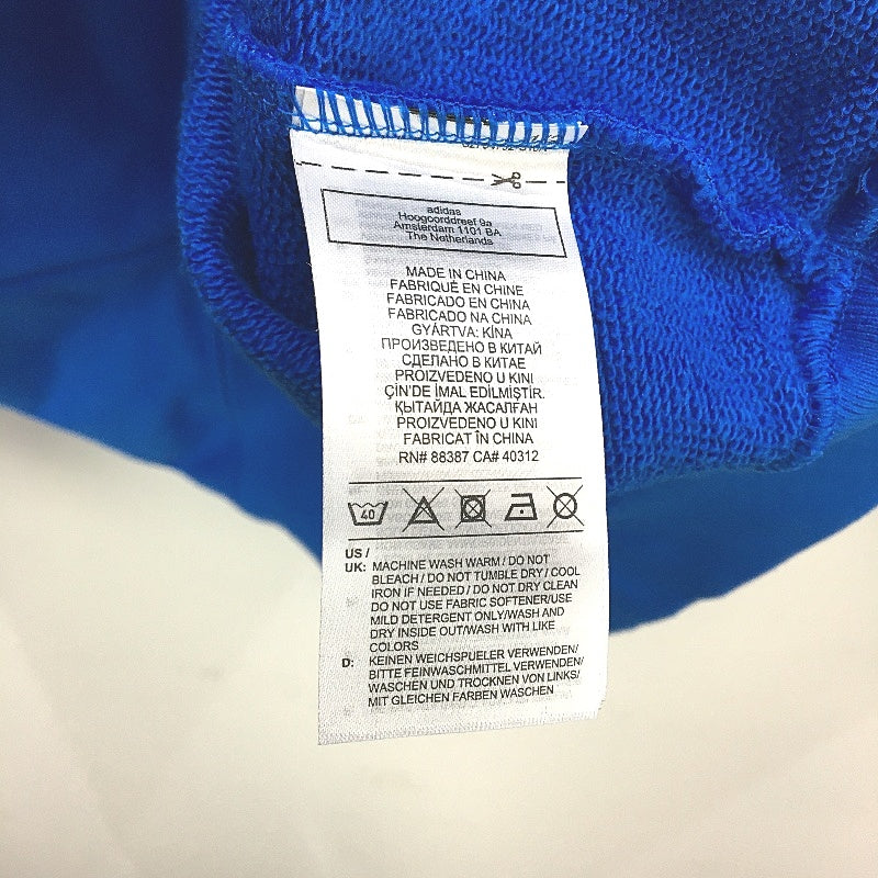 Adidas Adicolor Oversized Blue Bird Pullover Sweatshirt Ladies Size UK 10 NEW