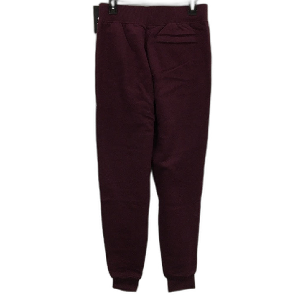 Under Armour Rival Burgundy Mid Rise Cotton Joggers Mens Size Medium NEW