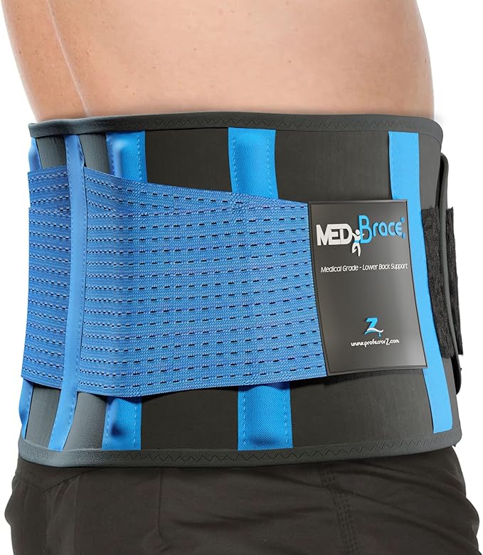 MEDiBrace Medical Grade Lower Lumbar Back Support Brace in Blue Size 2XL NEW