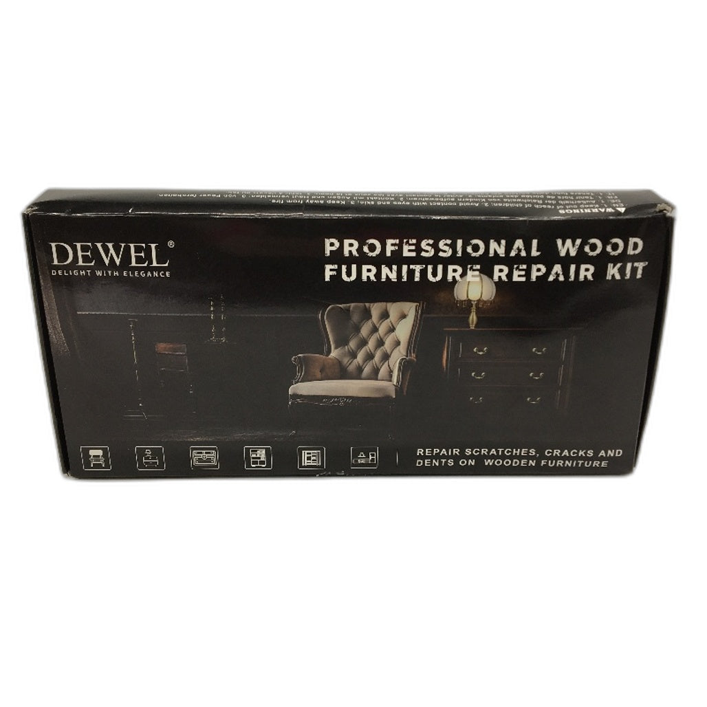 DEWEL 24 Colour Wood Furniture Restoration Repair Marker and Polish Kit NEW