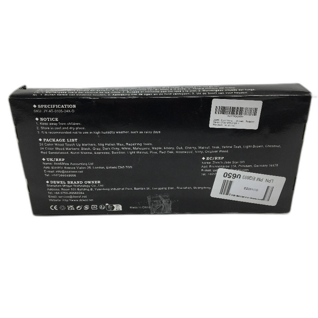 DEWEL 24 Colour Wood Furniture Restoration Repair Marker and Polish Kit NEW