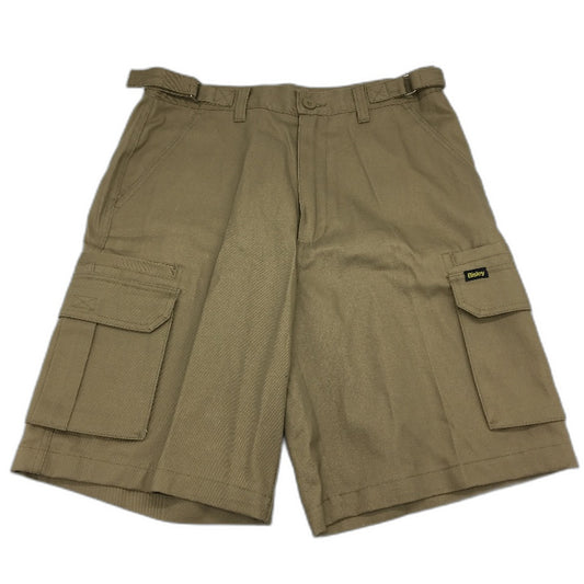 Bisley Workwear Carpenter Khaki Tan Cargo Work Shorts Mens Size 82/32 NEW