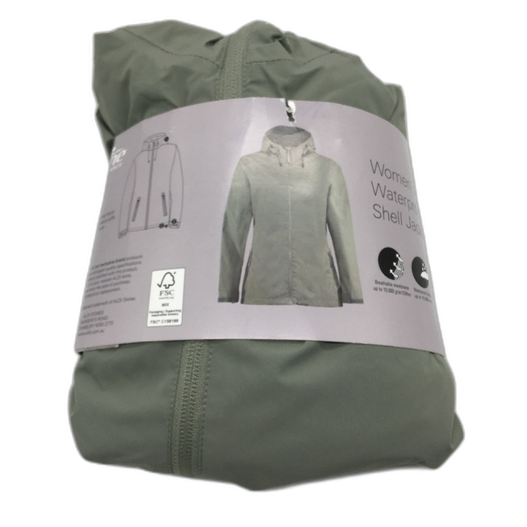 Crane Performance Green Waterproof Lightweight Shell Jacket Ladies Size S NEW