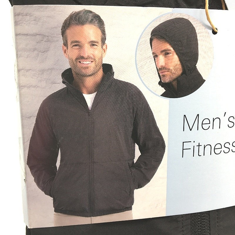 Crane Performance Black Waterproof Lightweight Fitness Jacket Mens Size XL NEW