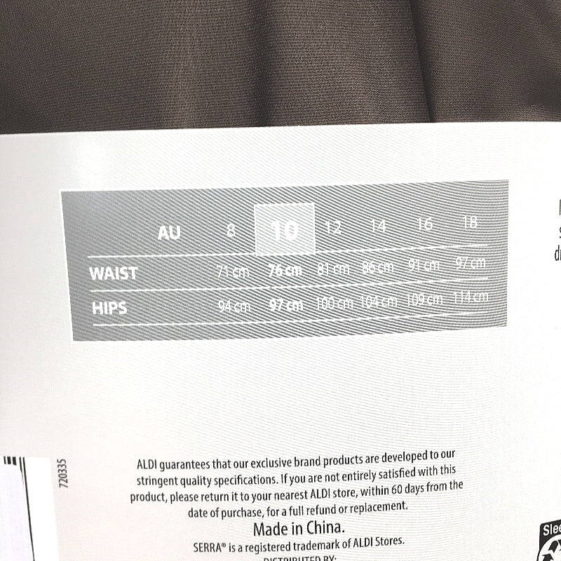 Serra Chocolate Brown Long Elasticated Waistband Satin Skirt Ladies Size 10 NEW