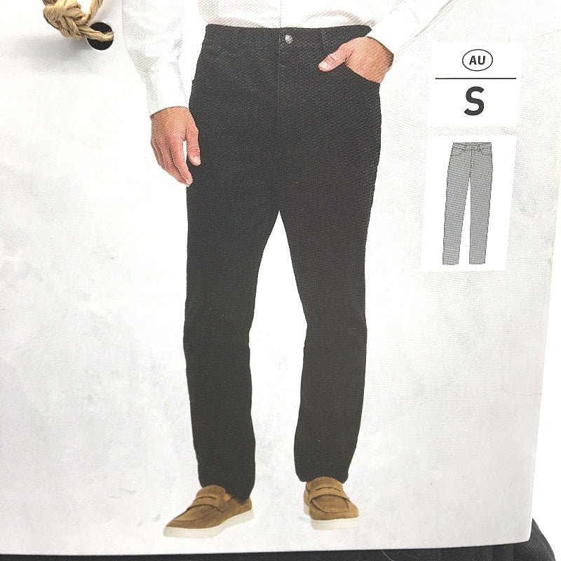 Westbay Black Cotton Regular Fit Lightweight Stretch Chino Pants Mens Size S NEW