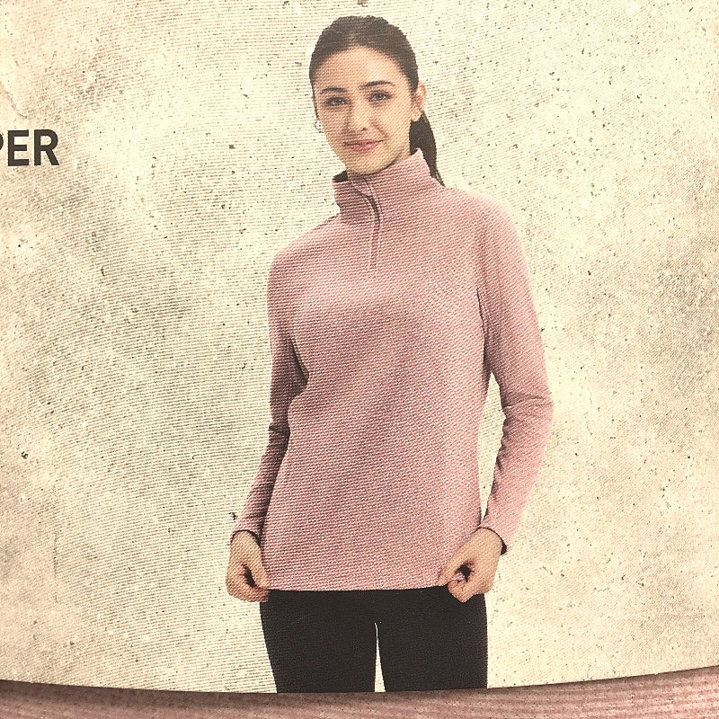 Crane Performance 2 Pack Regular Fit Pink & Tan Fleece Jumpers Ladies Size S NEW