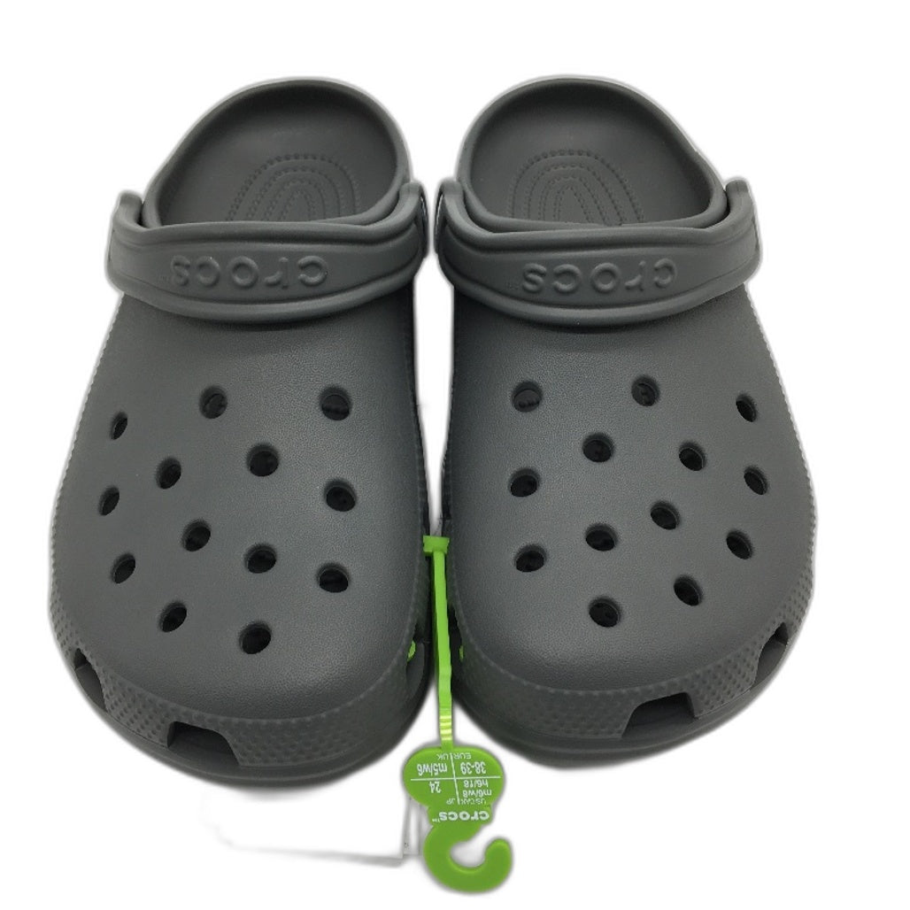 Crocs Iconic Comfort Classic Clog Shoe Slate Grey Unisex US Size M6 W8 NEW