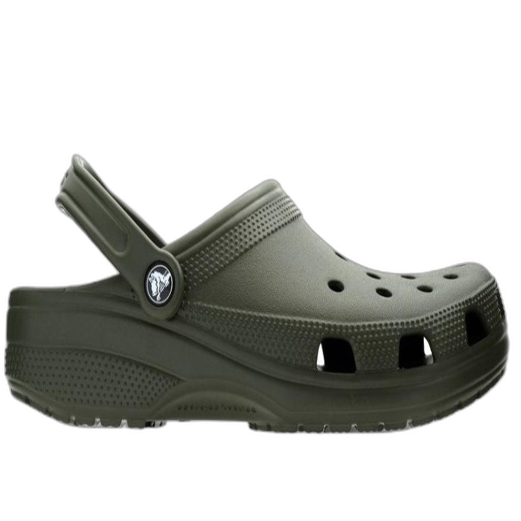 Crocs Iconic Comfort Classic Clog Shoe Army Green Mens Size US 13 EU 48-49 NEW