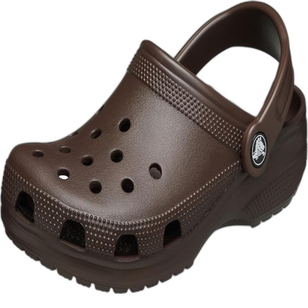Crocs Iconic Comfort Classic Noir Clog Shoe Chocolate Unisex US Size M10 W12 NEW