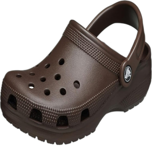Crocs Iconic Comfort Classic Noir Clog Shoe Chocolate Unisex US Size M10 W12 NEW
