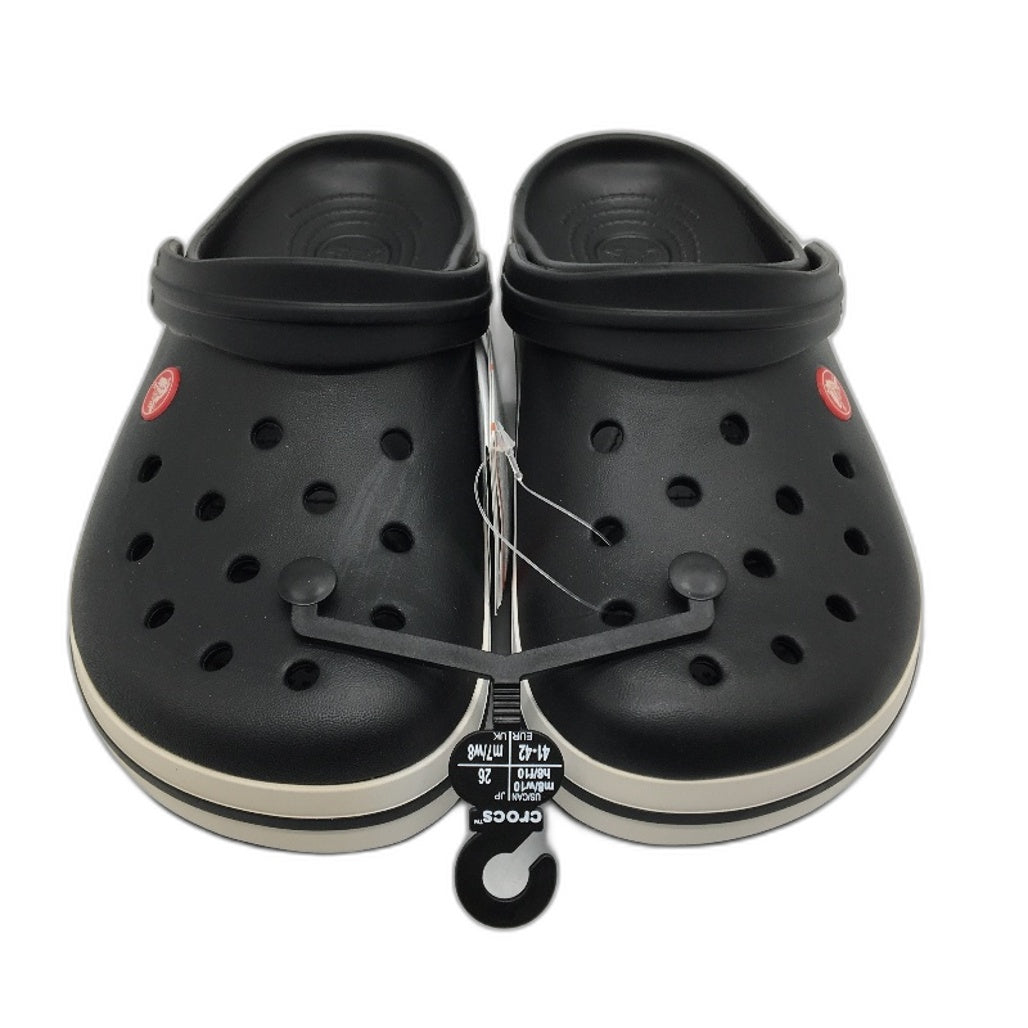 Crocs Iconic Comfort Black Crocband Clog Shoe Unisex US Size M8 W10 NEW
