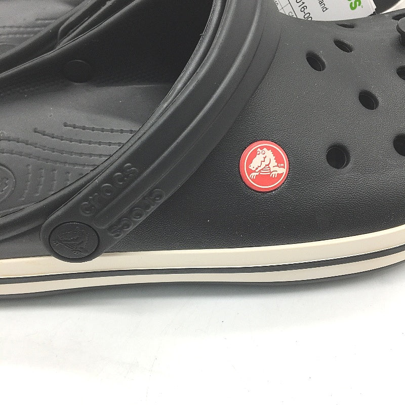 Crocs Iconic Comfort Black Crocband Clog Shoe Unisex US Size M8 W10 NEW