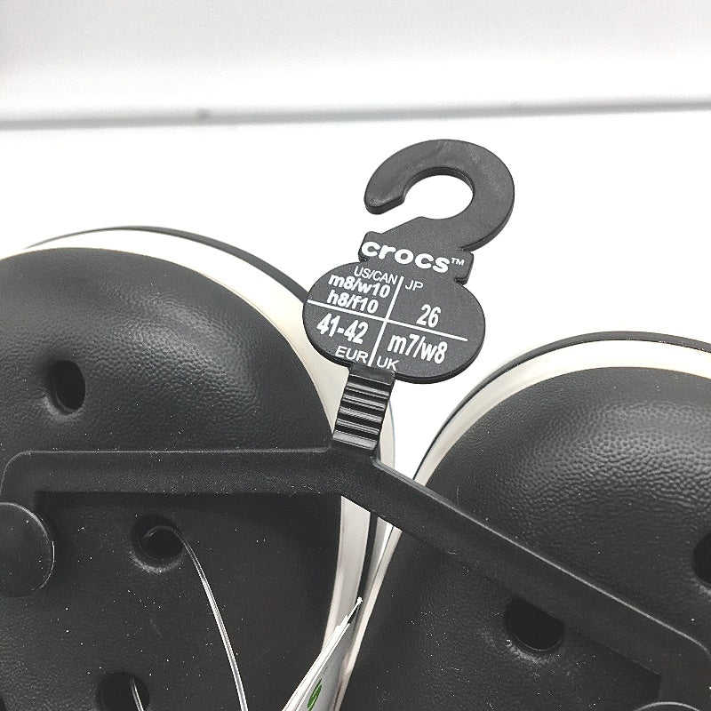 Crocs Iconic Comfort Black Crocband Clog Shoe Unisex US Size M8 W10 NEW