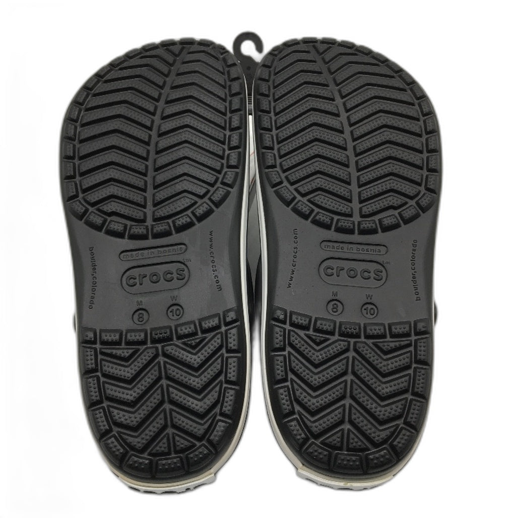 Crocs Iconic Comfort Black Crocband Clog Shoe Unisex US Size M8 W10 NEW