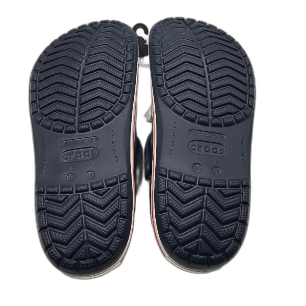 Crocs Iconic Comfort Navy Crocband Clog Shoe Unisex US Size M10 W12 NEW