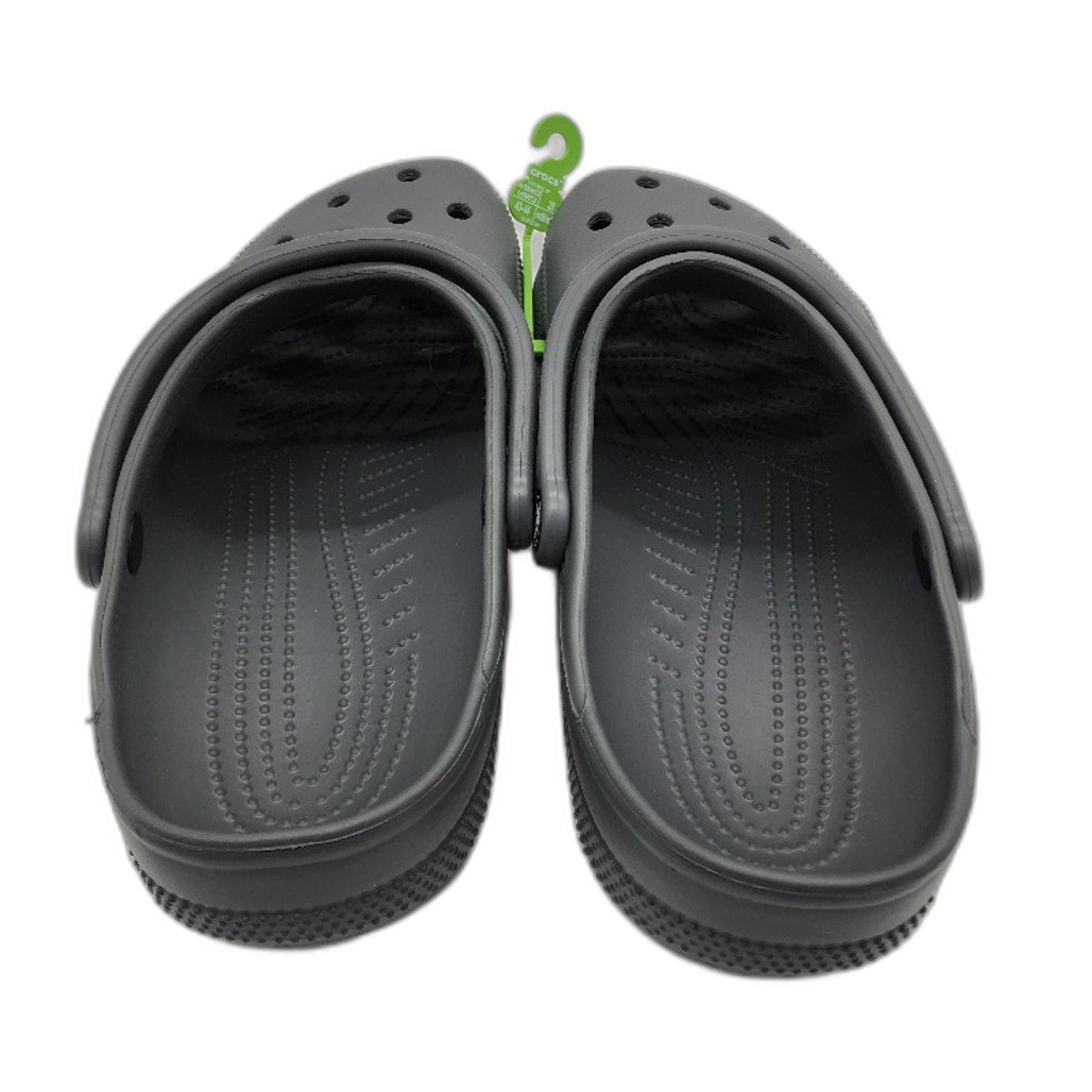 Crocs Iconic Comfort Classic Noir Clog Shoe Slate Grey Unisex US Sze M10 W12 NEW