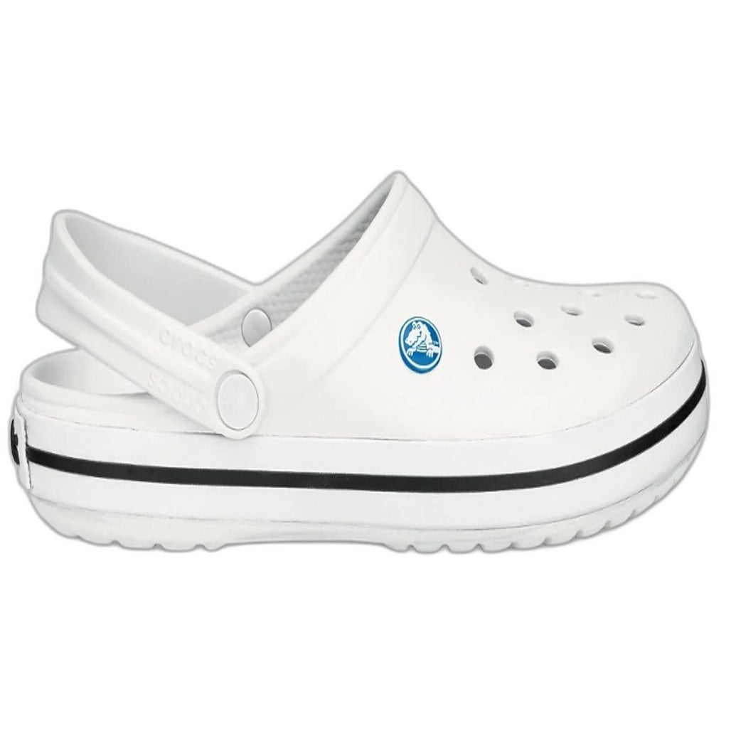 Crocs Iconic Comfort White Crocband Clog Shoe Unisex US Size M9 W11 NEW