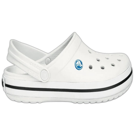 Crocs Iconic Comfort White Crocband Clog Shoe Unisex US Size M9 W11 NEW