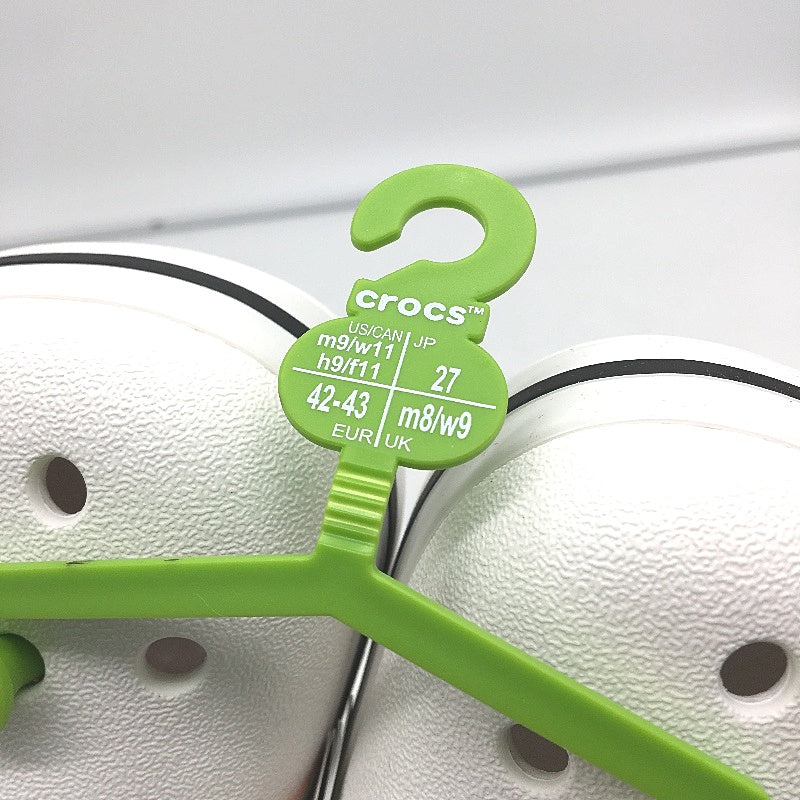 Crocs Iconic Comfort White Crocband Clog Shoe Unisex US Size M9 W11 NEW