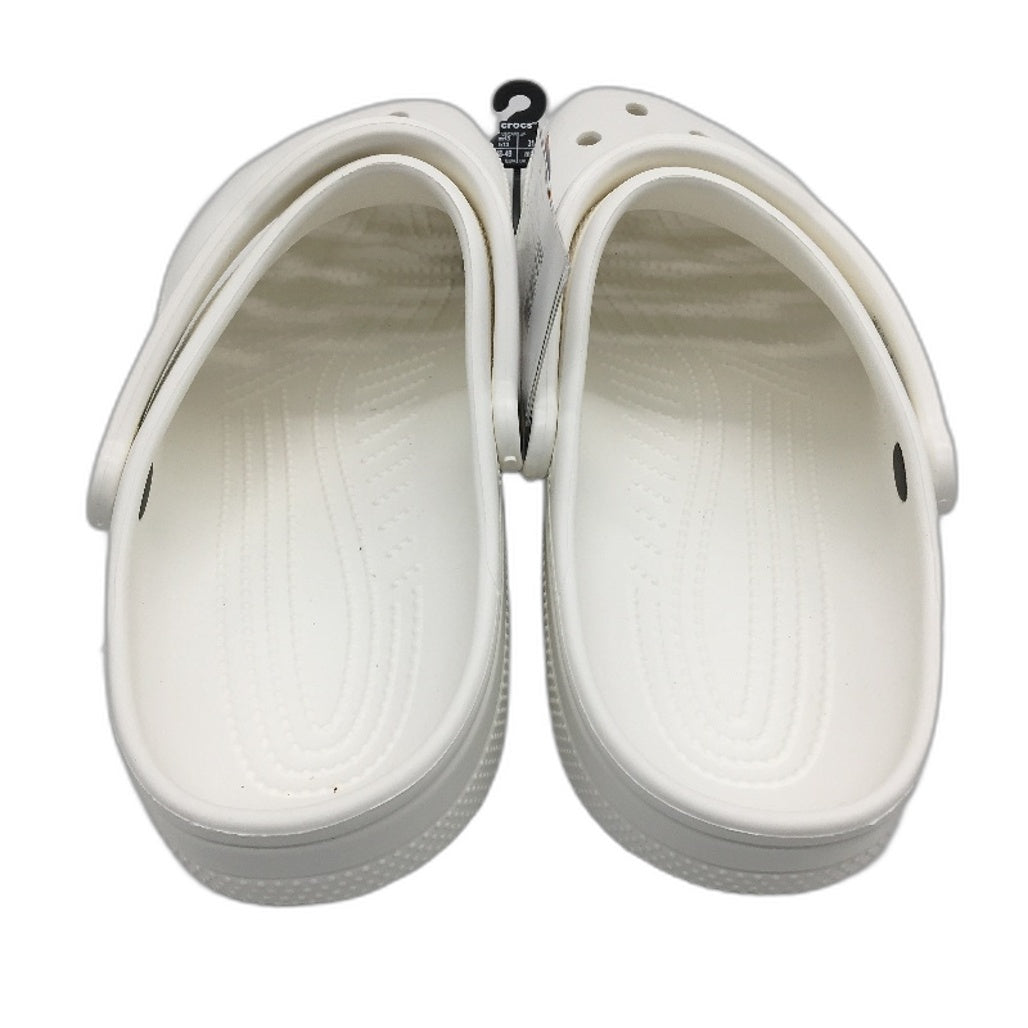 Crocs Iconic Comfort Classic Clog Shoe White Blanc Mens Size US 13 EU 48-49 NEW