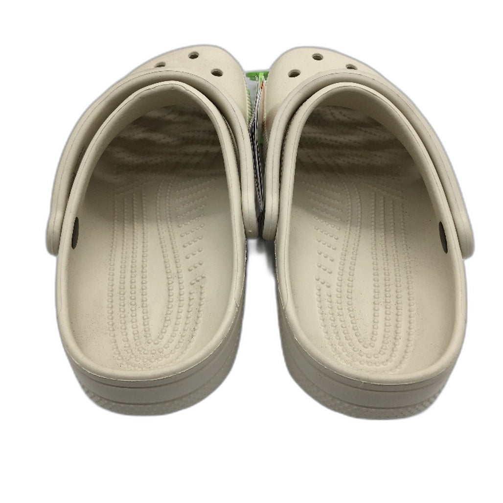 Crocs Iconic Comfort Classic Clog Shoe Bone Beige Unisex US Size M6 W8 NEW