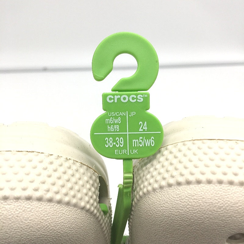 Crocs Iconic Comfort Classic Clog Shoe Bone Beige Unisex US Size M6 W8 NEW