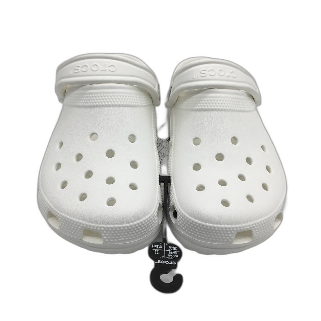 Crocs Iconic Comfort White Classic Clog Shoes Unisex US Size M4 W6 NEW
