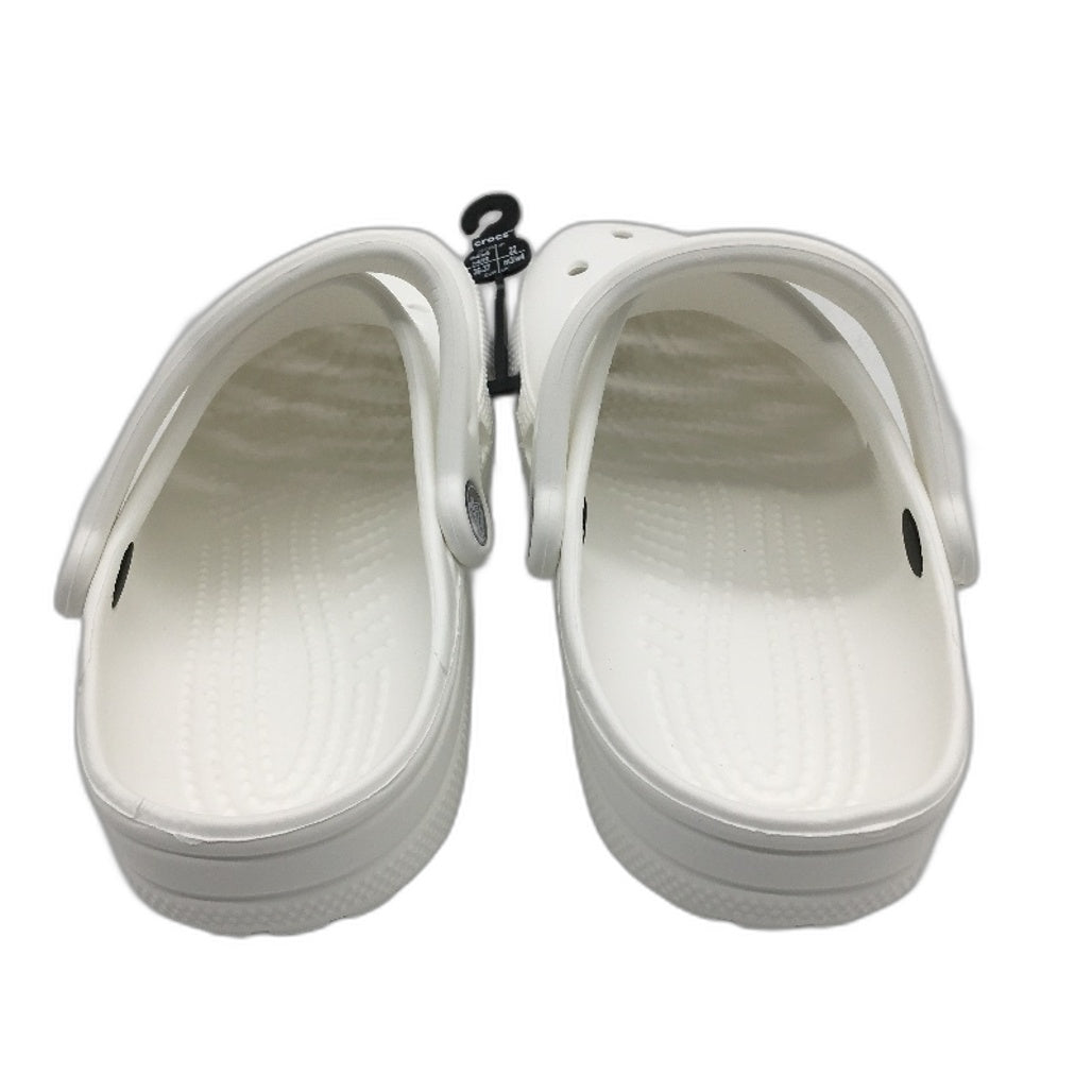 Crocs Iconic Comfort White Classic Clog Shoes Unisex US Size M4 W6 NEW