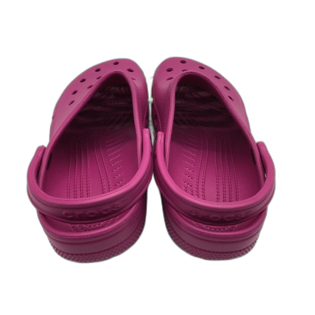 Crocs Iconic Comfort Fuchsia Pink Classic Clog Shoe Unisex US Size M8 W10 NEW